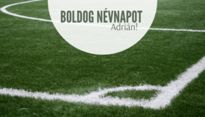 Adrián név üdvözlő borító