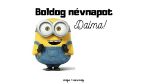 Dalma név üdvözlő borító