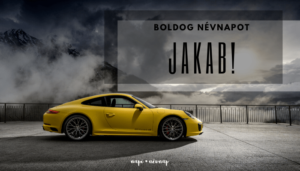 Jakab név üdvözlő borító